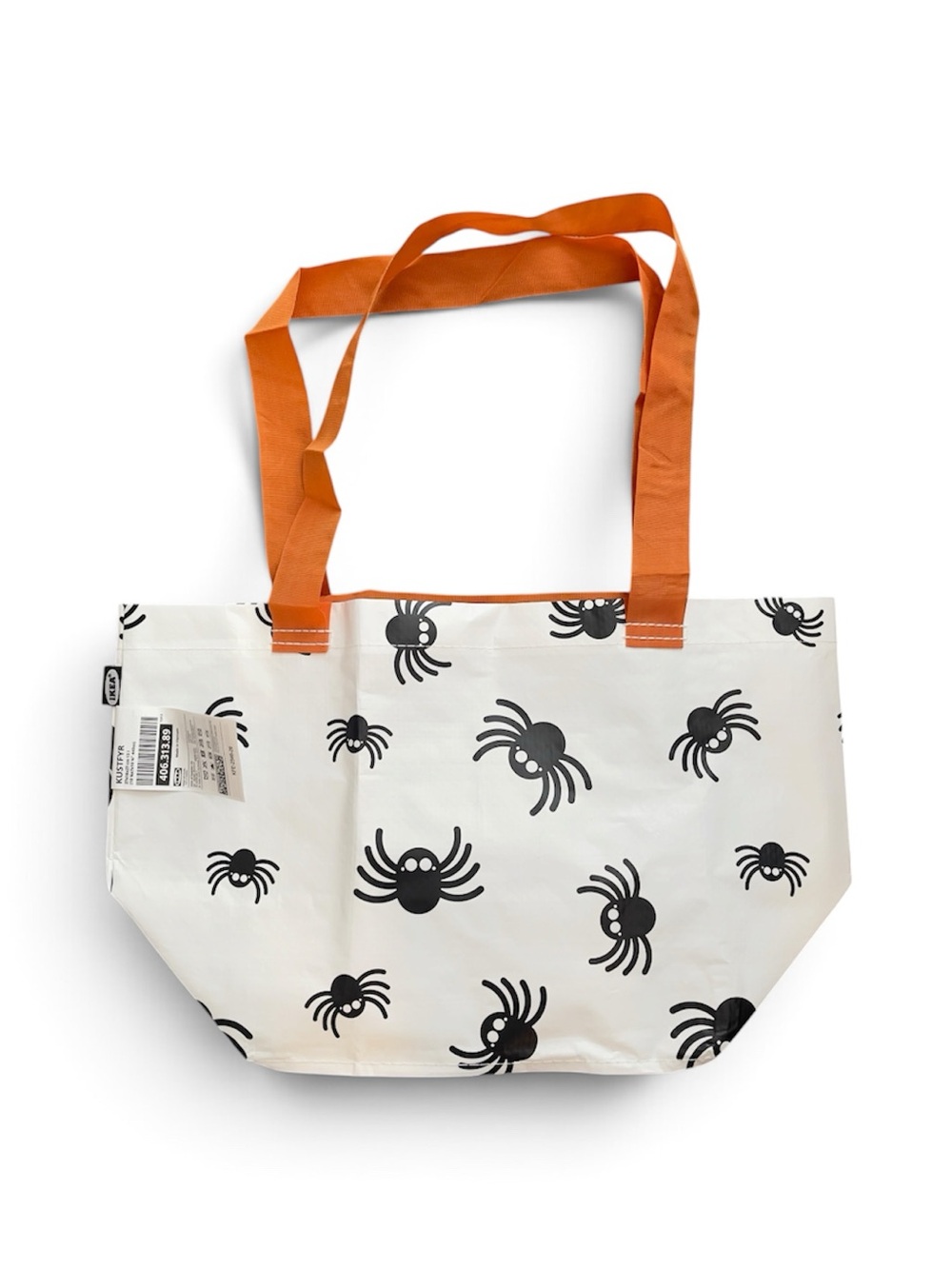 Ikea KUSTFYR Small Halloween Spider Tote Bag 2026 - Picture 2 of 4